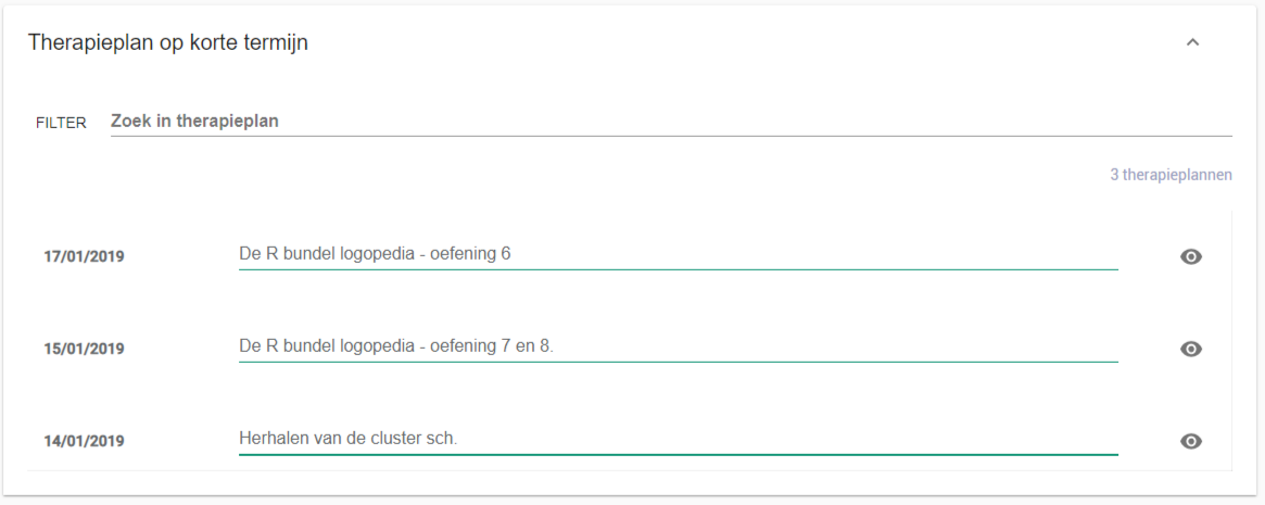 Schermafbeelding: Met de filterfunctie verfijnt u de zoekopdracht.