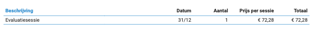 Screenshot: Invoicing: