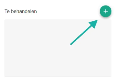 Schermafbeelding: Klik op onderstaande knop in de kolom te behandelen.