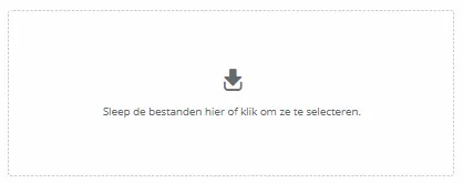 Schermafbeelding: Klik op het uploadvenster en kies het bestand.