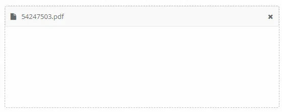 Schermafbeelding: Klik opnieuw op het uploadvenster om er nog een bestand bij te zetten.