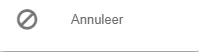 Screenshot: Click Annuleer (Cancel).
