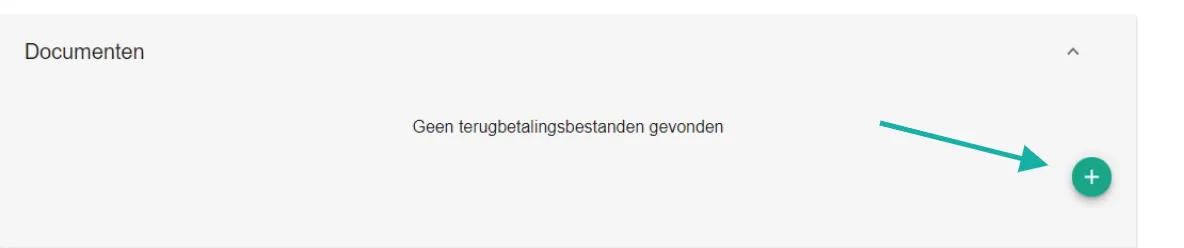 Bildschirmfoto: Klicken Sie auf das Symbol, um ein Dokument hinzuzufügen.